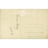 1917 - Studio photo of a young woman, taken in the photographic studio of Goszleth and Fia, in Budapest. Black and white photo sheet, old postcard. (2792372)