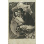 1941 - Romantic old postcard, photo sheet. (2792384)