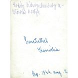 1944 - Székelyudvarhely, the garden of the theater. Young girl (Cornélia) in folk costume. Original paper image, old photo. (2792388)