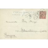 1903 - Paris, „singing beggars” on the street. Black and white photo sheet, old postcard. (2792390)