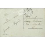 1914 - French New Year greeting, old postcard. Colored photo sheet. (2792393)