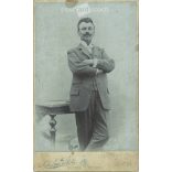 1905 - Studio photo of a middle-aged, elegant man, taken in the photography studio of Nikolaus Stotz. Vienna. Old photo / Visitcard / CDV photo. (2792397)