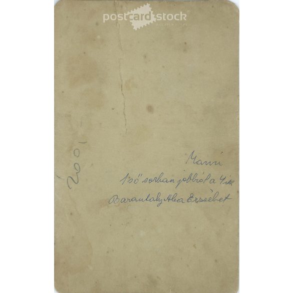 1910s. Class picture of a girls’ class. Black and white original cashier paper image, old photo. The creator of the image is unknown. (2792411)