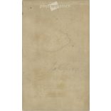 1905 - Girl with a bow, in white. Szombathely. Black and white original cashier paper image, old photo. The picture was taken by Tódor Szilárd’s photography studio. (2792412)