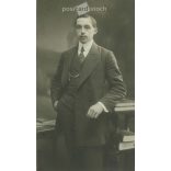 1905 - Classy young man, his studio photo. Szombathely. Black and white original cashier paper image, old photo. The picture was taken by Tódor Szilárd’s photography studio. (2792413)