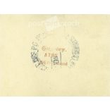 1950s. Young, sporty lady with a bicycle. Its maker is unknown. Black and white original paper image, old photo. (2792420)