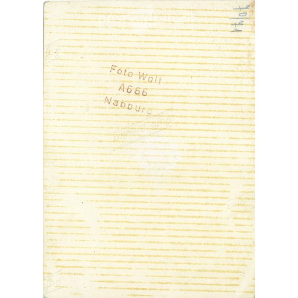 1940s. Germany. After lunch. The work of Foto Wolf photo studio. Black and white original paper image, old photo. (2792439)