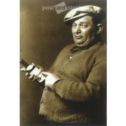   1960s. Germany. A good vintage. Cut out postcard. Sepia effect, reprint after an old photo. (2792464)