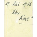 1936. Germany. Full-length photo of young man wearing aviator cap. Black and white original paper image, old photo. (2792478)