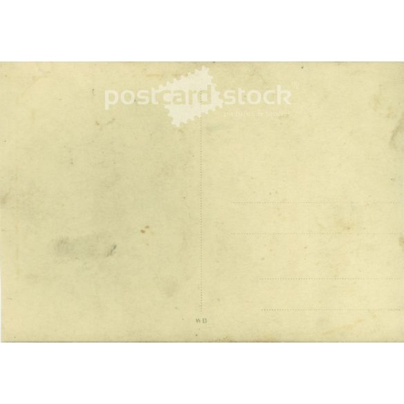 1930s. Germany. Little boy with soccer ball. Original paper image, old postcard, photo sheet. (2792503)