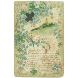   1903 - Lithographed, embossed old postcard. Stamped Mezőtúr. (2792533)