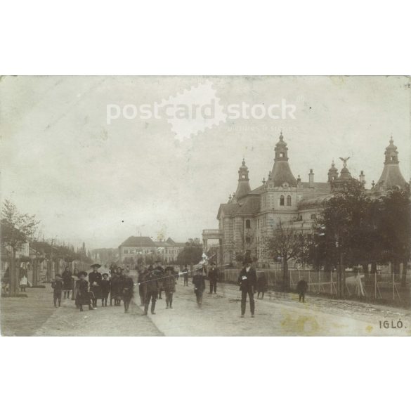 1910s. Igló. Original paper image. Black and white old photo sheet, postcard. Published by D. Ferencz. (2792543)