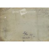 Early 1900s. A full-length studio shot of a married couple and their five children. Made by K. Kerpit’s photography studio, Mezőtúr. Old photo, original cabinet photo / hardback photo. (2792556)