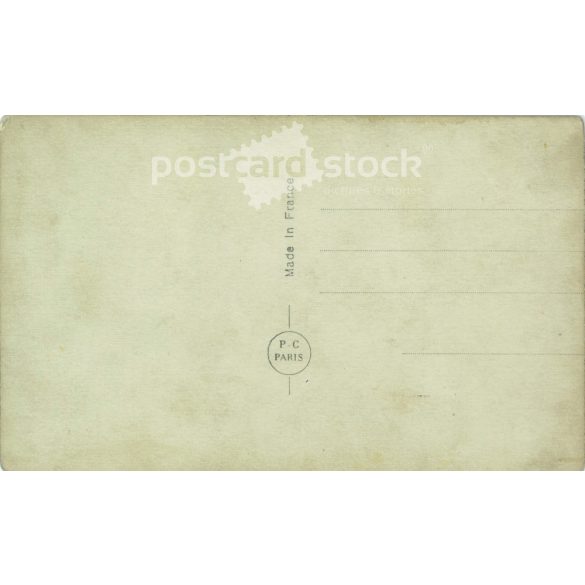 1909. Erotic photo of a young woman. Original paper image. Old photo. Black and white photo sheet, postcard. (2792560)