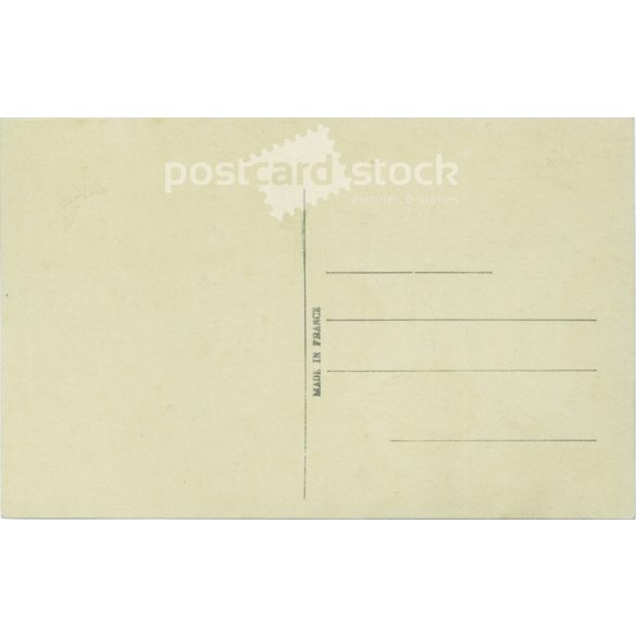 1920s. Romantic postcard. Original paper image. Old photo. Colored photo sheet, postcard. (2792564)