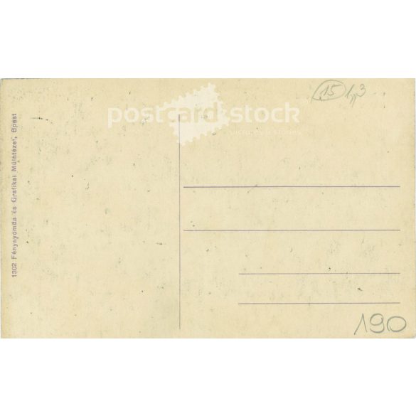 1913. Restaurant Mihály Wippner, Hűvösvölgy. Original paper image. Old photo. Black and white photo sheet, postcard. (2792569)