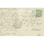 1907. Kuria building, Budapest. Original paper image. Old photo. Colored photo sheet, postcard. (2792570)