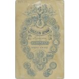 The work of the photography studio of István Goszleth. 1900s, Budapest. Studio photo of an old, elegant lady. Old photo, business card, CDV photo. (2792571)