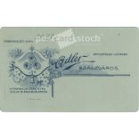 The work of Adler photography studio, Szászváros. 1900s, Transylvania. Photo of an elderly railway man. Old photo, business card, CDV photo. (2792572)