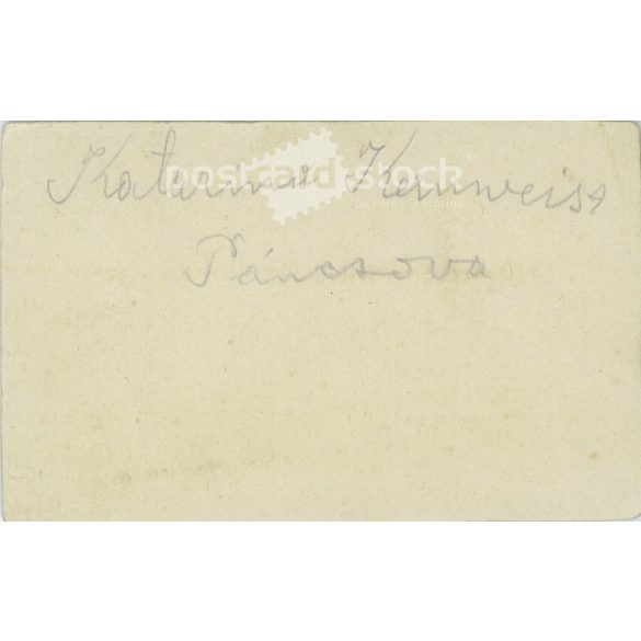 The work of Károly Rechnitzer’s photography studio. Early 1900s. Pančova, Serbia. Studio photo by Katharine Kernweis. Old photo, business card, CDV photo. (2792575)