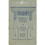 The work of the photography studio of Dezső Bácskay. Vác. Early 1900s. Studio photo of an unknown young man. Old photo, business card, CDV photo. (2792577)