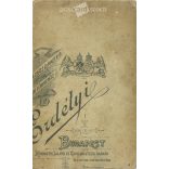 The work of Mór Erdélyi’s photography studio. Budapest. Early 1900s. Studio photo of unknown man. Old photo, business card, CDV photo. (2792578)