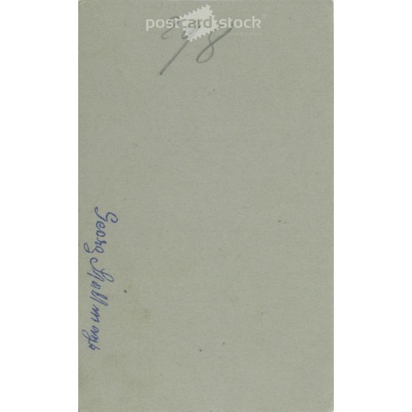 The work of the photography studio Drabe & Steinbacher. Augsburg. Early 1900s. Studio photo of an unknown young soldier. Old photo, business card, CDV photo. (2792581)