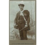 The work of Franz Hofer’s photography studio. Weilheim. Early 1900s. Photo of an unknown young man. Old photo, business card, CDV photo. (2792582)