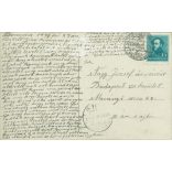 1935 - Romantic postcard. Original paper image. Old photo. Colored photo sheet, old postcard. (2792585)