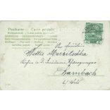 1908 - Romantic old postcard. Colored photo sheet reproduction, offset print. (2792592)