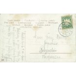 1908 - Humorous old postcard. Colored photo sheet reproduction, offset print. (2792593)