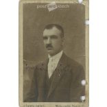 1916 - János Szabáry’s ID photo. Old photo, business card, CDV photo. (2792604)