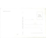 Brigitte Bardot is a French film star. Colored photo sheet reproduction, offset print. Old postcard. (2792612)