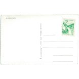 Roger Moore is an American movie star. Colored photo sheet reproduction, offset print. Old postcard. (2792613)