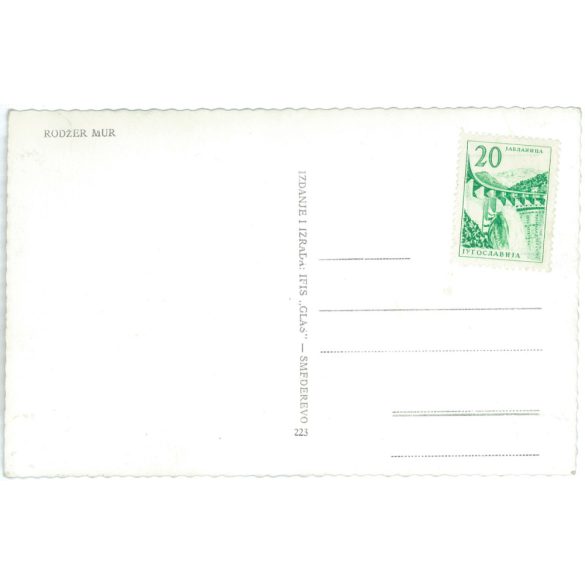 Roger Moore is an American movie star. Colored photo sheet reproduction, offset print. Old postcard. (2792613)