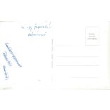 Olivera Markocic is a Yugoslav actress. Original paper image. Old photo. Colored photo sheet, old postcard. (2792639)