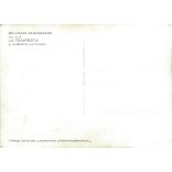 Autographed photo of Italian film actress Silvana Mangano. 1950s. Original paper image. Old photo. Colored photo sheet, old postcard. (2792643)