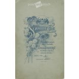 1910s. Members of the lady’s court. The persons in the picture are unknown. The photo was taken in Schmidt Ede’s photography studio in Budapest. Old photo, original cabinet photo / hardback photo. (2792679)