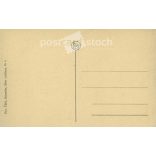 Flemish folk costume. Original paper image. Old photo. Black and white photo sheet, old postcard. (2792693)