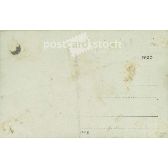 1920s. Brass band. Original paper image. Old photo. Black and white photo sheet, old postcard. (2792698)