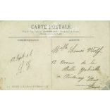 1912. Vishy, France. Original paper image. Old photo. Black and white photo sheet, old postcard. (2792699)