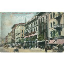   1905 - Berlin. Original paper image. Old photo. Colored photo sheet, old postcard. (2792701)