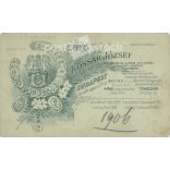 1906. Studio photo of a young man. The person in the picture is unknown. The work of the photography studio of József Kossak. Budapest. Old photo, business card, CDV photo. (2792704)