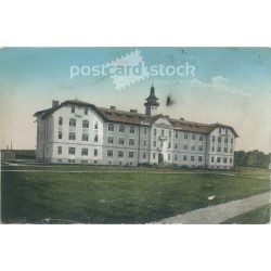   1920s. Kőszeg. National Railway Association Orphanage. Old photo. Photo on paper, reproduction of a colored photo, old postcard, print. (2792717)