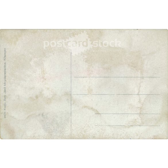 1920s. Kőszeg. National Railway Association Orphanage. Old photo. Photo on paper, reproduction of a colored photo, old postcard, print. (2792717)