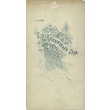 Early 1900s. Studio photo of an elegant man, full-figured. The work of Béla Sinayberger’s photography studio. Budapest. Old photo, original cabinet photo / hardback photo. (2792725)