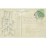 1912. City theatre. Bratislava. Original paper image. Old photo. Colored photo sheet, old postcard. (2792730)