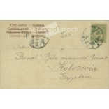 1904. Cheerful postcard. Paper picture, colored photo sheet, old postcard, print. (2792732)