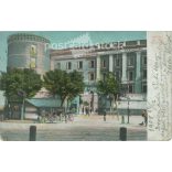 1908 - Garibaldi Barracks. Naples. Original paper image. Old photo. Colored photo sheet, old postcard. (2792741)