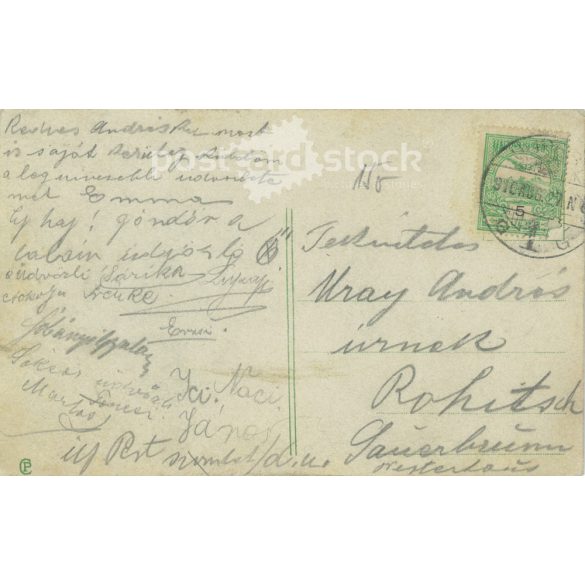 1910 - Venice. Original paper image. Old photo. Colored photo sheet, old postcard, print. (2792748)